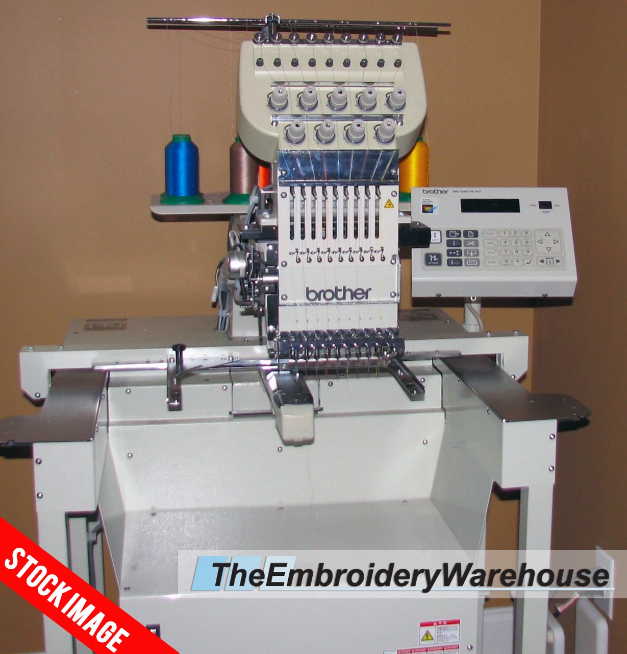 ID#1439 - Brother 0901E-AC Commercial Embroidery Machine.  Year  : 1 : 9 - www.TheEmbroideryWarehouse.com